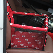 Load image into Gallery viewer, Pet Dog Car Carrier Seat Bag Waterproof Basket Folding Hammock Pet Carriers Bag For Small Cat Dogs Safety Travelling Mesh

