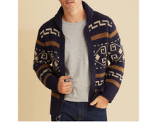 Load image into Gallery viewer, Winter Men's Cardigan Sweaters Fashion Male Knitted Sweater Thermal Warm Coats Casual Man Cashmer Lapel Knitted Jackets Clothing
