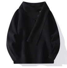 Load image into Gallery viewer, Fashion Men's Solid Color Sweaters Autumn Winter Casual Knitted Pullovers Youth High Streetwear Classic Top Sweatshirts Clothing
