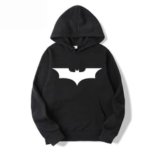 Load image into Gallery viewer, Men's hoodie and bat logo: Fashionable and comfortable hooded sweatshirt, a fan of heroes
