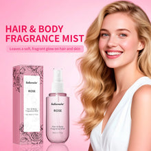 Load image into Gallery viewer, Vanilla &amp; Rose Fragrance Mist Perfume Long Lasting Refreshing Portable Body Spray Gentle Natural Aroma for Women Daily Dating Tr
