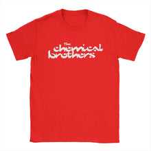 Load image into Gallery viewer, Men's The Chemical Brothers T Shirts Pure Cotton Tops Funny Short Sleeve Round Neck Tee Shirt Graphic T-Shirts
