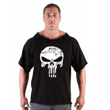 Load image into Gallery viewer, Men's T Shirts Fitness Men Bodybuilding  Shirt Batwing Sleeve Rag shirt Gym Fitness Muscle Running T shirt

