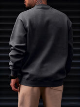 Load image into Gallery viewer, Men'S Solid Sweatshirts Autumn Winter Loose Fleece Soft Hoodies Basics Crewneck Warm Sportswears Street Casual Mens Clothes
