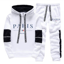 Load image into Gallery viewer, Men's Tracksuit 2 Pcs Sets Print Casual Hooded Sweatshirts Outdoors Sports Jogging Clothing Classic Fashion Single Hoodie Pants
