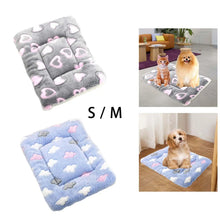 Load image into Gallery viewer, Dog Bed Mat Cat Bed Mat, Pet Bed Mat, Heated Fleece Blanket, Pet Mat
