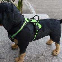 Load image into Gallery viewer, Adjustable Nylon Dog Harness Vest Reflective Soft Breathable No Pull Dog Harness Pet Harness Leash For Small Medium Large Dogs
