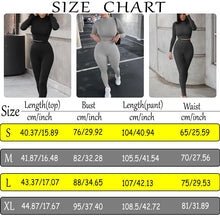 Load image into Gallery viewer, Winter Autumn Women's Yoga Set Gym Workout Fitness Set
