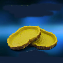 Load image into Gallery viewer, Pet Reptile Feeder Bowl Basin Resin Non-Toxic Food Water Pot Turtles Tortoise Scorpion Lizards Crabs for Pets Feeding Tray
