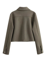 Load image into Gallery viewer, HH Jackets For Womens Autumn Fashion Solid Front Pockets Button Long Sleeve Jacket Elegant Woman Casual Outerwear Coat
