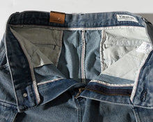 Load image into Gallery viewer, Retro Denim Utility Knee Shorts
