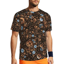 Load image into Gallery viewer, Gym T Shirt For Men Steampunk Design T-Shirts Fashion Wonderful Clockwork Vintage Summer Tees O Neck Streetwear Design Tops
