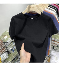 Load image into Gallery viewer, Women T Shirt Girls T-Shirt Woman Clothes Tops Cotton Tshirt Female Short Sleeve Spring Tee Sexy Y2k Top White
