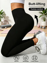 Load image into Gallery viewer, Yoga Leggings Women High Waisted Quick Dry Hip Lifting Tight Pants For Running Training Fitness

