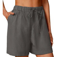 Load image into Gallery viewer, Loose Cotton Linen Summer Shorts
