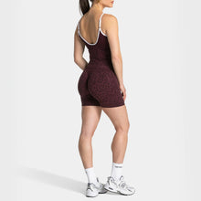 Load image into Gallery viewer, Leopard Print Yoga Set Women: 2 Piece High Waist Shorts &amp; Tank Top, Soft Stretch Quick Dry Gym Fitness Activewear
