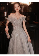 Load image into Gallery viewer, One Shoulder Fairy Style Evening Dress
