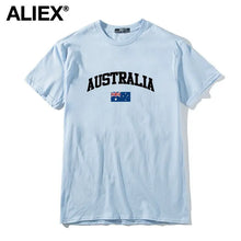 Load image into Gallery viewer, Australia Flag Cotton Graphic Tee
