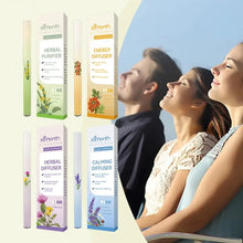 Load image into Gallery viewer, Herbal Diffuser with Mullein/Thyme/Mints Guarana/Green Tea Natural Energy Boost Clear Breathing Support for All Ages
