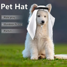 Load image into Gallery viewer, Pet Headscarf Fun Costume for Party Role Play Gathering Photo Cute Hat Pet Accessories for Small Cats Dogs Decoration Cat Hat
