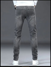 Load image into Gallery viewer, Slim Light Wash Denim Jeans
