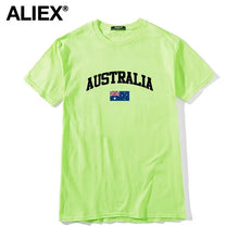 Load image into Gallery viewer, Australia Flag Cotton Graphic Tee
