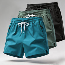Load image into Gallery viewer, Men's Quick Dry Running Shorts with Drawstring and Zip Pockets - Ideal for Athletic Workouts and Gym Sessions
