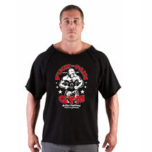 Load image into Gallery viewer, Men's T Shirts Fitness Men Bodybuilding  Shirt Batwing Sleeve Rag shirt Gym Fitness Muscle Running T shirt
