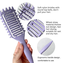 Load image into Gallery viewer, 3 in 1 Curl Define Styling Brush Hollow Out Detangling Hair Brush Tangled Hair Comb Shaping Defining Curls Barber Styling Tools
