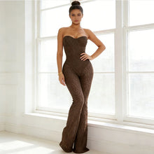 Load image into Gallery viewer, Lace Mesh Backless Summer Jumpsuit
