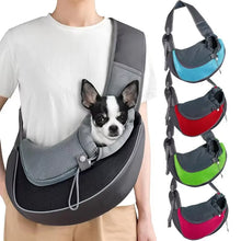 Load image into Gallery viewer, Pet Cat Dog Carrier Backpack Travel Tote Shoulder Bags Mesh Sling Carry Pack Pet Carrying Supplies Crossbody Shoulder Bag
