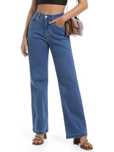 Load image into Gallery viewer, Retro Straight High Waist Jeans
