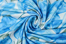 Load image into Gallery viewer, Floral Turtleneck A-Line Maxi Dress
