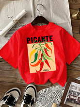 Load image into Gallery viewer, Picante Chillies Streetwear Cotton Tee
