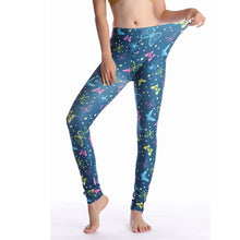 Load image into Gallery viewer, Women Leggings High Waist Cartoon Comic Beauty Print Trousers Soft Female Casual Elastic Pant
