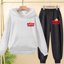 Load image into Gallery viewer, Kids Hooded Sportswear Set
