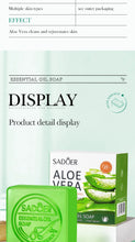 Load image into Gallery viewer, Aloe Vera Smooth Cleansing Natural Soap Cleansing Smooth Handmade Essential Oil Soap100g
