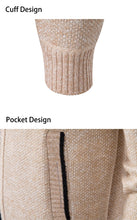 Load image into Gallery viewer, Stand Collar Fleece Zip Cardigan
