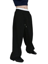 Load image into Gallery viewer, Men's Athletic Trainning Joggers Casual Loose Fit Sweatpants Spring Fall Fleece Lined Pants Elastic Waist Drawstring Trousers
