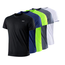Load image into Gallery viewer, Men Short Sleeve Gym t-Shirts Oversized t-Shirt Tees For Men Football t Shirt Jersey Summer Quick Dry Soccer Top Man Clothing
