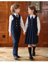 Load image into Gallery viewer, British Style Kids Vest Suit
