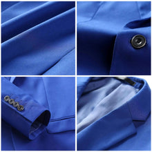 Load image into Gallery viewer, Men’s Regular-Fit Formal Suit Set – Tuxedo Jacket &amp; Trousers
