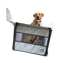 Load image into Gallery viewer, Portable Car Pet Seat Stable Dog Carrier with Safety Mesh Protector Waterproof Design for Puppy Travel Outdoor Use
