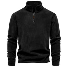 Load image into Gallery viewer, Thick Fleece Zip Neck Pullover
