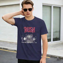 Load image into Gallery viewer, Men T Shirt Rush Band T Shirts Trendy Cool  Summer Tees Awesome Pure Cotton Clothing Birthday Gift,
