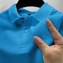 Load image into Gallery viewer, 2025 Hot Sale Men's Summer Casual Breathable Comfortable Polo Shirt Men's Solid Color High Quality Short Sleeve T-Shirt ﻿
