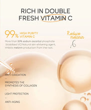 Load image into Gallery viewer, Vitamin C Skincare Set 5pcs(Cleanser-Toner-Serum-Eye Serum-Face Cream) + Natural Antioxidant Ingredients, Nourish Even Skin Tone
