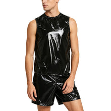 Load image into Gallery viewer, Mens Special Needs Waterproof Sweat Tracksuit Tank Tops And Sides Buttons Boxer Shorts Two Pieces Outfit Adaptive Clothing
