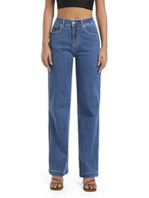 Load image into Gallery viewer, Retro Straight High Waist Jeans
