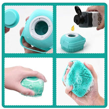 Load image into Gallery viewer, Blue Yellow Shampoo Dispenser Brush
